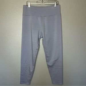 Eileen Fisher High Waisted Ankle Leggings Sleep Women Large Blue Lilac NWT